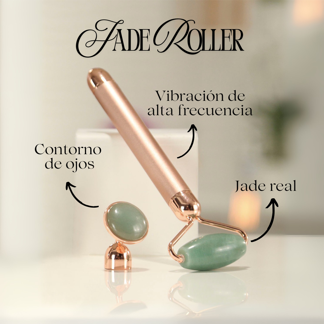 Rodillo de Jade con función de vibración